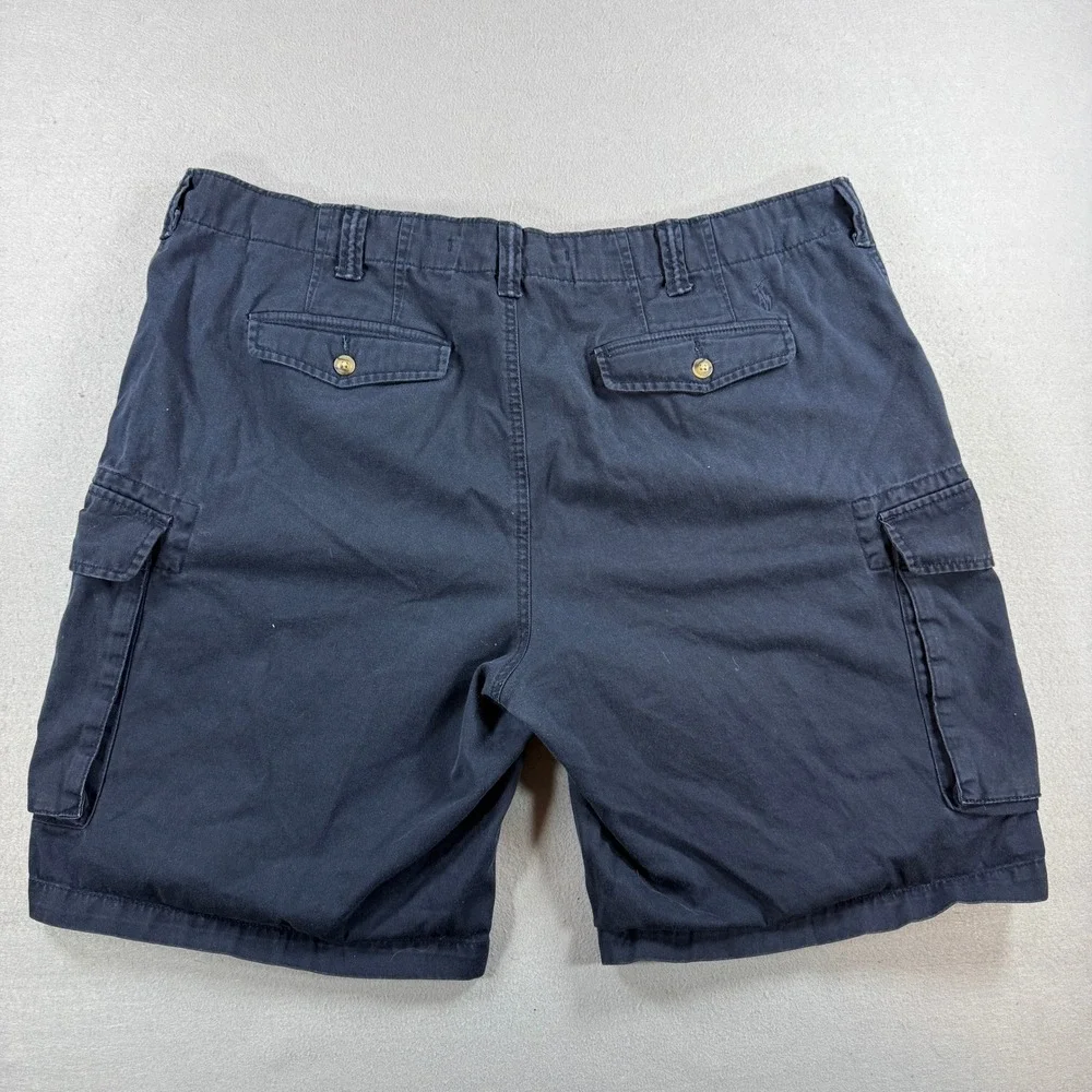 Polo Ralph Lauren Cargo Short Men 40 Navy Relaxed Cotton Utility Pocket Chino